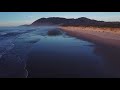 Sunset on oregon coast  manzanita  nehalem bay january 2018