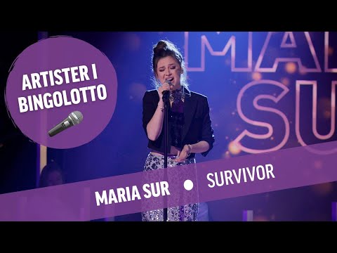 Maria Sur - Survivor - BingoLotto Lrdag Live