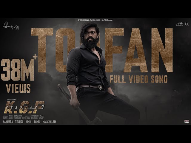 Toofan Video Song (Hindi) | KGF Chapter 2 | Rocking Star Yash |Prashanth Neel | Ravi Basrur |Hombale class=