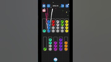 Lv 473 Ball Sort Puzzle - Color Game / 顏色分類遊戲 / ボールソーティングパズル (Guru Game)  #ballsortpuzzle
