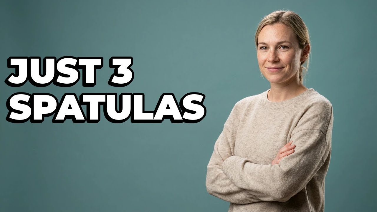 How many spatulas are truly needed in a simple kitchen?