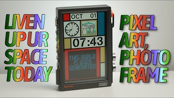 Lifestyle Pixel Art Display Livens Up YOUR Space | Divoom Times Frame