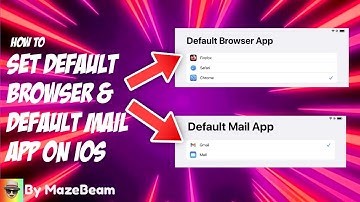 How to Set Default Browser & Mail App on iPad/iPhone