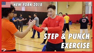 Step And Punch Exercise