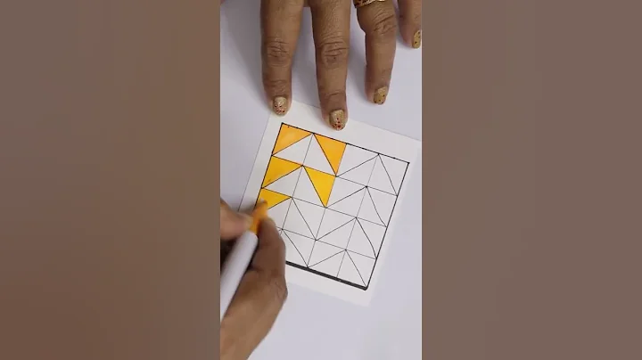 How To Draw Step By Step Zyoko Geometric Patterns II Tangle Art Drawing Class Tutorial #shorts