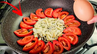 Haben Sie Tomaten, Eier und Zwiebeln? Machen Sie dieses einfache Rezept, köstlich und einfach # 83