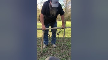 How To Set A Trap For Beaver. #trap #beaver #conibear #support #anchor #tie #howto