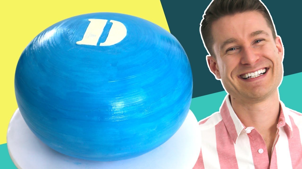 Dan Bakes a Ginormous M&M Candy Cake | Challenge #22 | Dan Can Bake It | Food Network