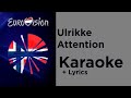Ulrikke - Attention (Karaoke) Norway 🇳🇴 Eurovision 2020