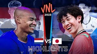 JAPAN vs NETHERLANDS | Highlights | Men's VNL 2023