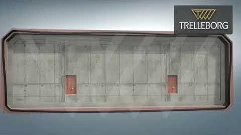 Gina installation on dry dock clamping