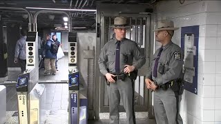 New Yorkers react to armed National Guards, State Troopers deployed to city subways