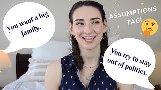 What Am I Really Like?? Umptions Tag High School, Babies, Politics, Family...