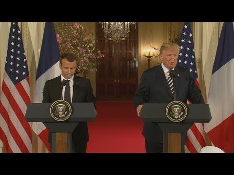President Donald Trump, French Pres. Macron hold joint press conference | ABC News