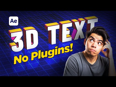 The Secret to Making Real 3D Text in After Effects