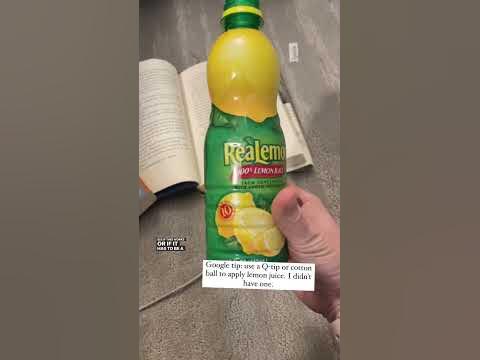 Hack OR Whack: Lemon juice can remove highlighter?! - YouTube
