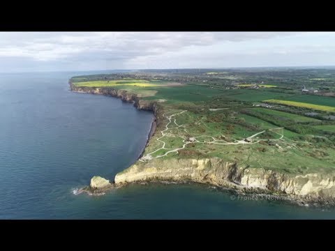 Le Débarquement vu du ciel: la Pointe du Hoc