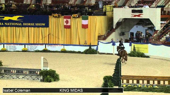 270 KING MIDAS Isabel Coleman, Class 12 Large Pony...