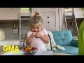 So proud of Thomas Rhett’s daughter’s self-control during the fruit cup challenge l GMA Digital