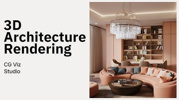 Stunning 3D Architecture Rendering | Living Room Design Part 2