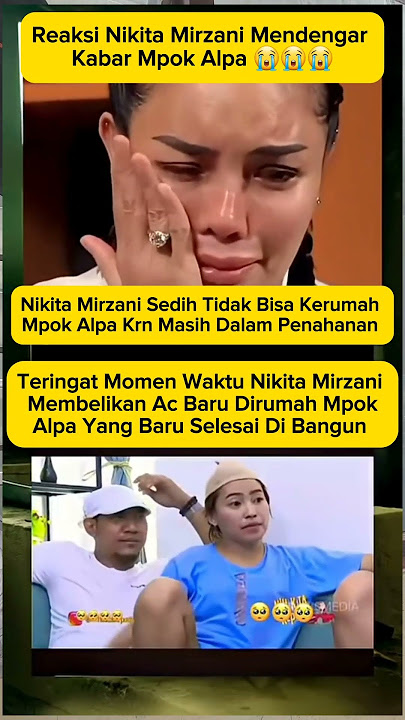 reaksi nikita mirzani mendengar kabar mpok alpa #nikitamirzani #mpokalpa