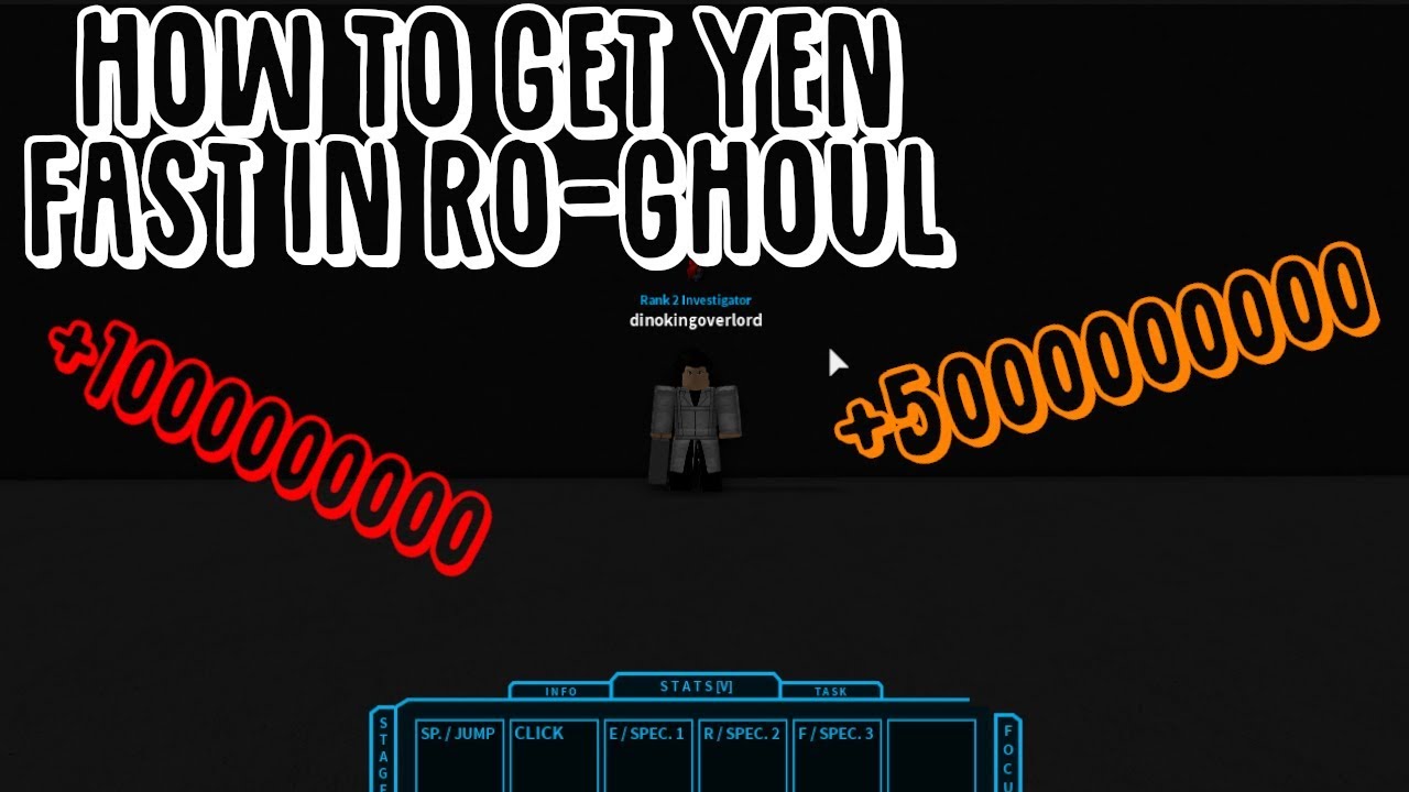 How To Get Yen Fast In Ro Ghoul Roblox Youtube - roblox rogoul get yen fast