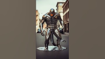 SCARY Liquid Metal Monster! #shorts #funny #lol #humor #comedy #ai #laugh #movie #viral #trending