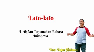 Lagu Nias Lato-lato Voc. Fajar Halawa || Lirik dan Terjemahan Bahasa Indonesia