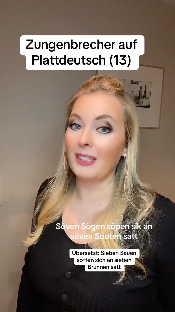 Zungenbrecher auf Plattdeutsch (13) - YouTube