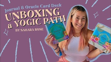 The Yogic Path Journal & Oracle Card Deck Unboxing & Review