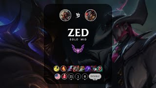 Zed Mid vs Twisted Fate - NA Master Patch 13.12