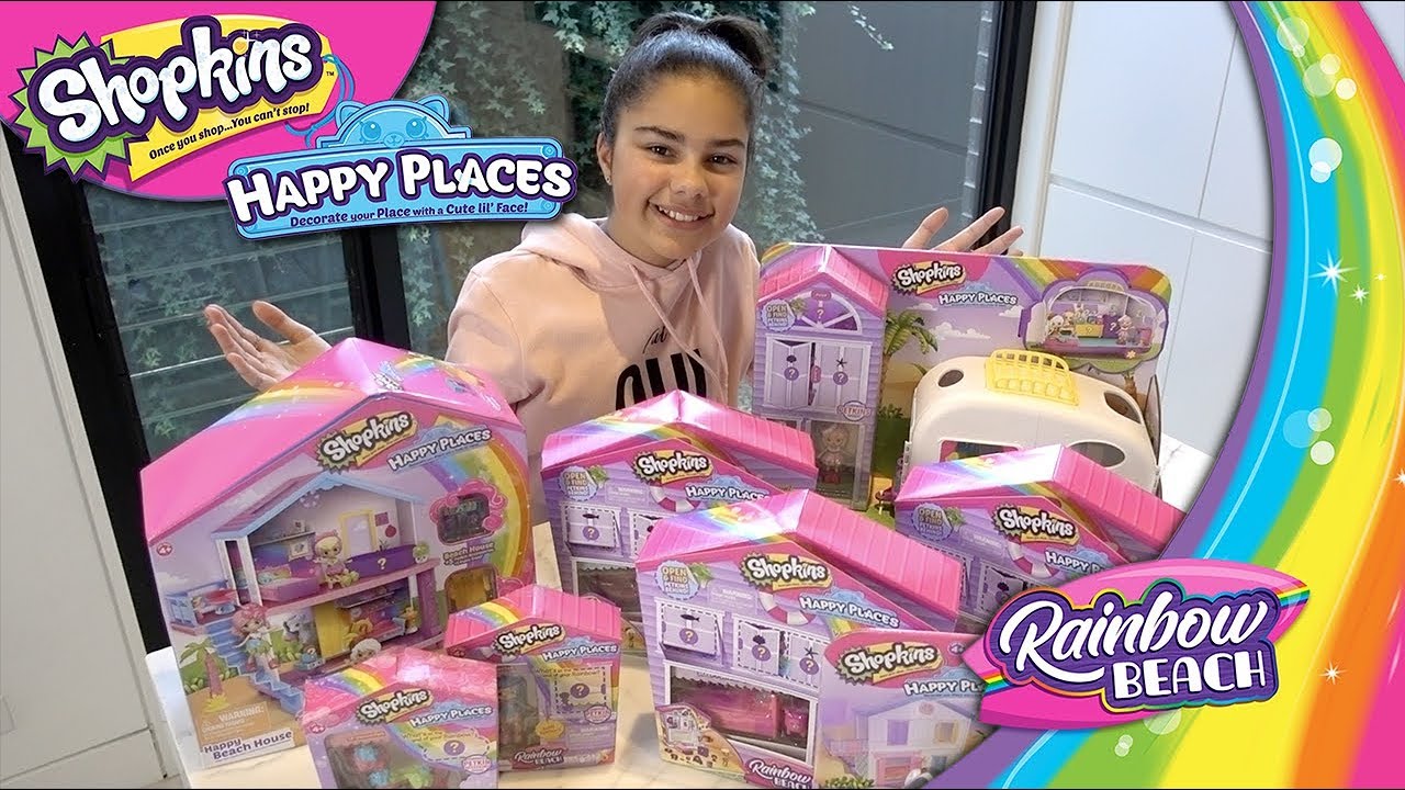 shopkins happy places rainbow beach beach house