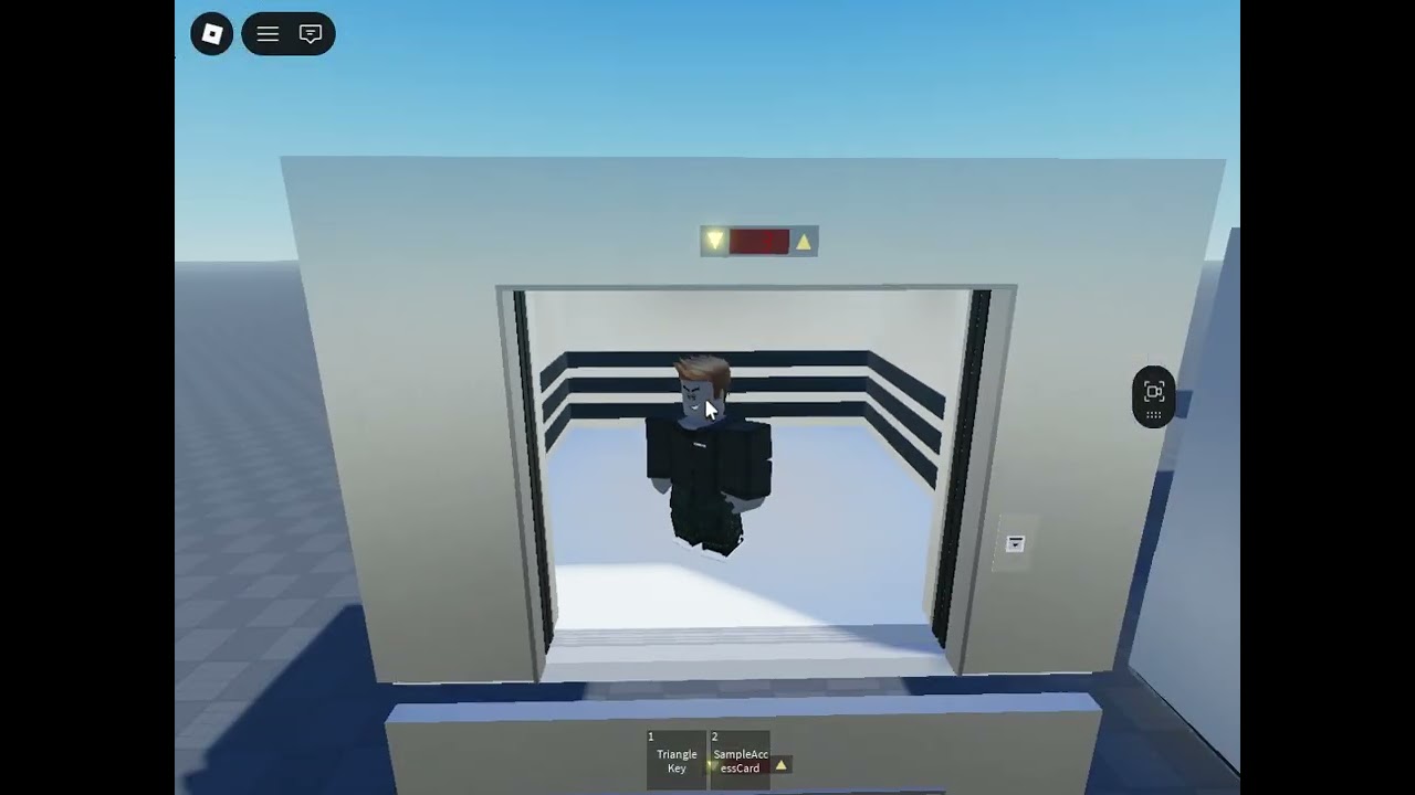 Borealis elevator testing in the Roblox
