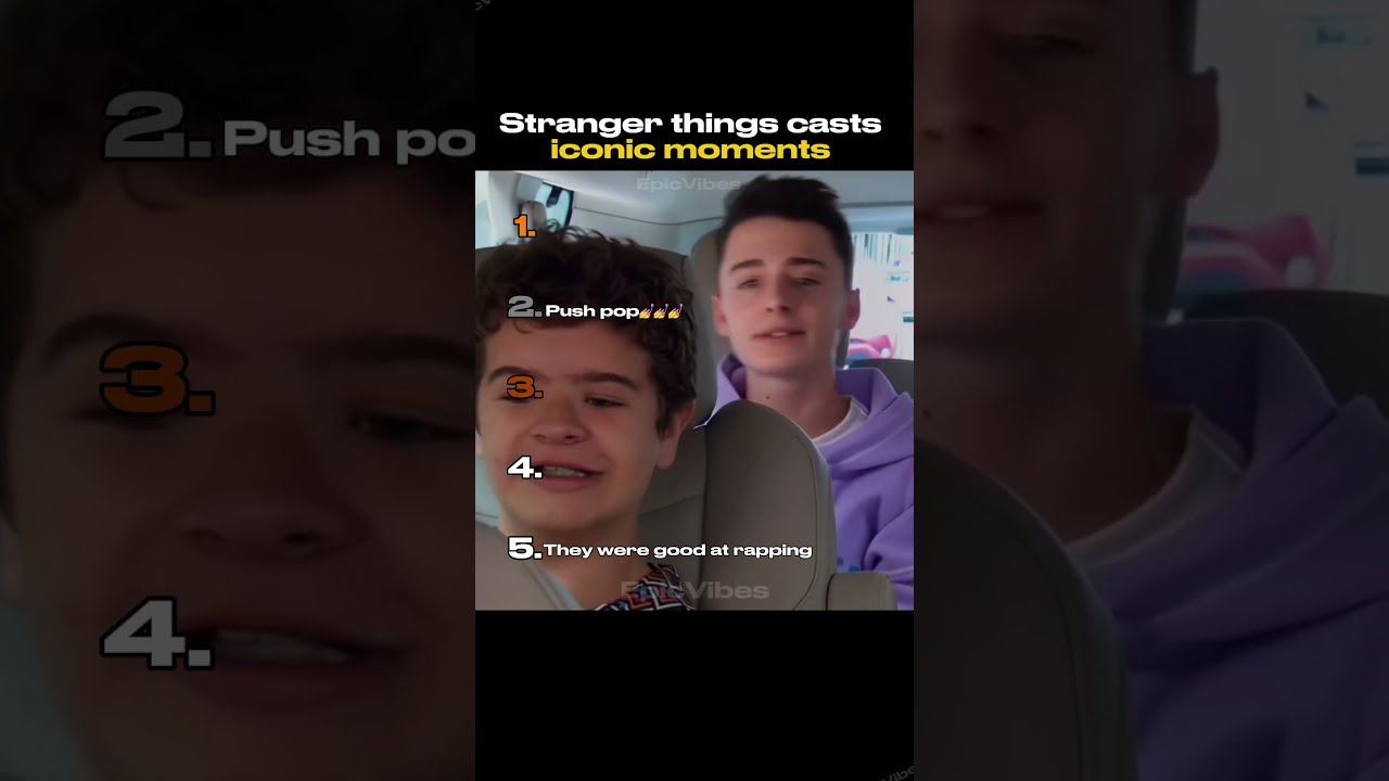 Top 5 Funniest Stranger Things Cast Clips 
