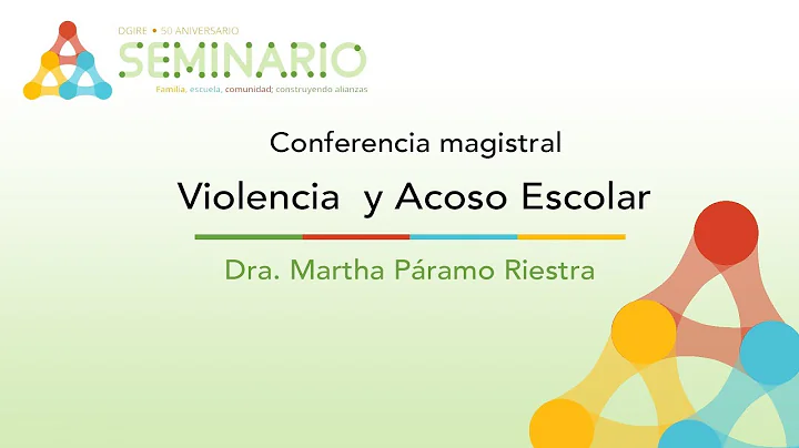 "Violencia y Acoso Escolar" por la Dra. Martha Pra...