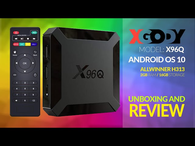 Allwin X96Q PRO Android 10 TV BOX, H313 Quad Core, 4K UHD HDR, 2.4