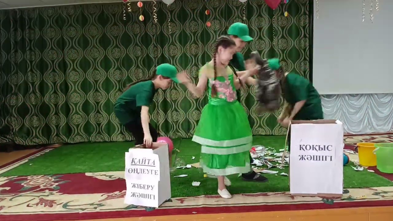 Табиғатты аяла форумы Экотеатр номинациясы С.Ошанов атындағы ЖОББМ 6-сынып оқушылары