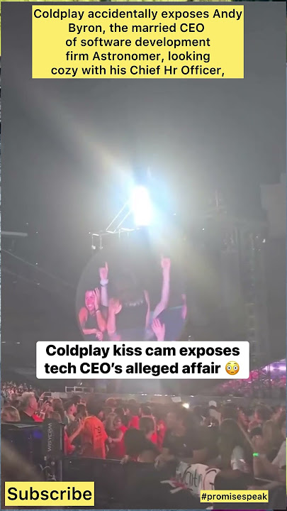 AndyByron, the married CEO of software development firm Astronomer exposed  #fyp #news #cheating