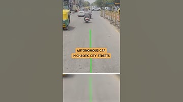 Autonomous Car in chaotic city streets