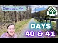 Double zero in damascus va  appalachian trail thru hike days 40 and 41