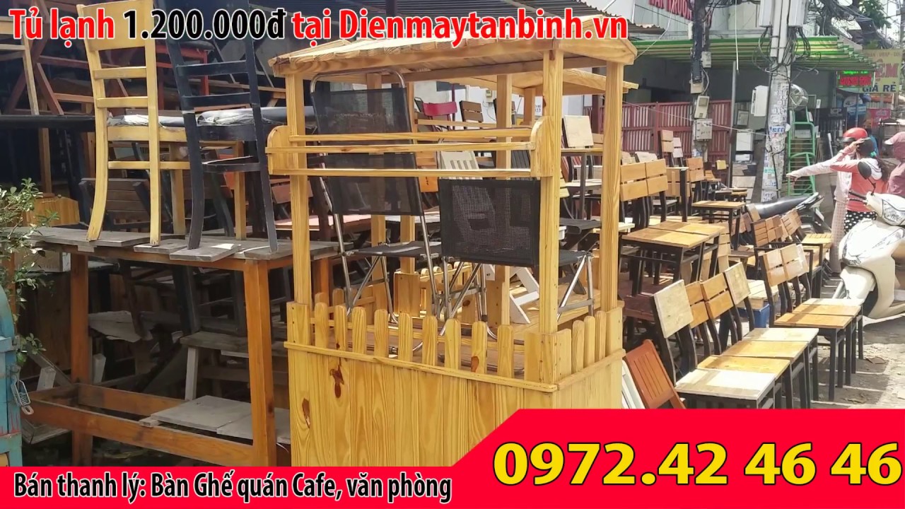 Bán Thanh lý: Bàn ghế đẹp Quán Cafe, Quán Nhậu, Văn Phòng…giá rẻ TP.HCM