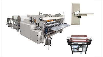 Semi automatic glue lamination small bobbin paper making machine production line
