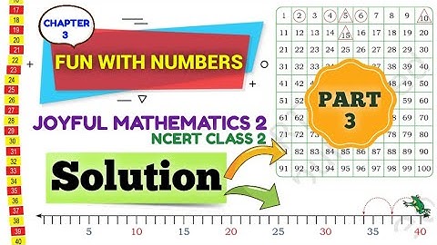 Class 2। Chapter 3 । Fun with numbers। Part-3।New NCERT Math textbook । Joyful Mathematics 2