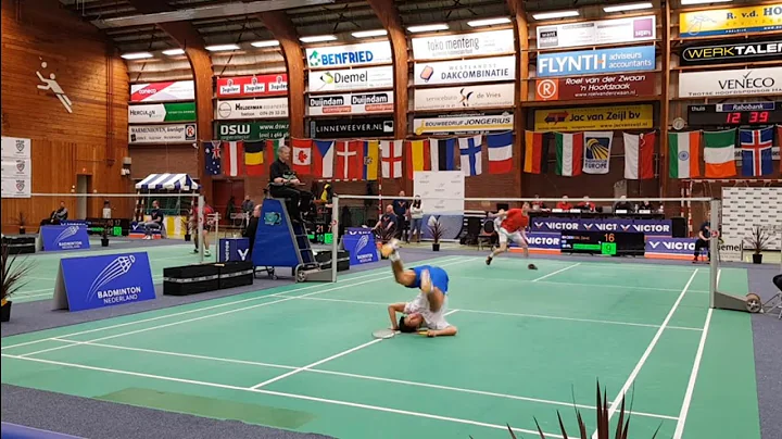 Badminton Men's Singles - David Kim vs Joshua Mage...