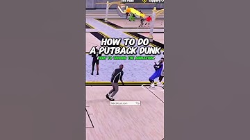 NBA 2K25 Dunking Controls How to Get Put Back Dunks #nba2k25 #2k25