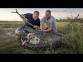 The rescue team was able to save the dog in time. #animals #giantpython