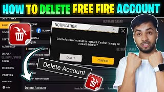 How To Delete Free Fire Account || Free Fire Id Delete Kaise Kare || How To Delete FF Account