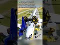 Dump Truck Jumps 3 Planes #beamngdrive #beamng #shorts