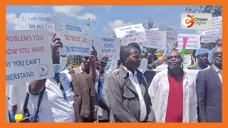 Medical laboratory officers reinvigorate their strike