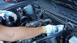 REPLACE VALVE COVER GASKET AND  HALFMOON ISUZU ALTERRA